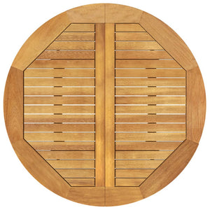 Gartentisch Ø85x75 cm Massivholz Akazie