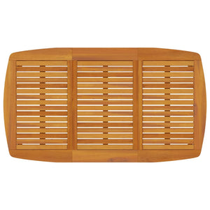 Gartentisch 160x90x75 cm Massivholz Akazie
