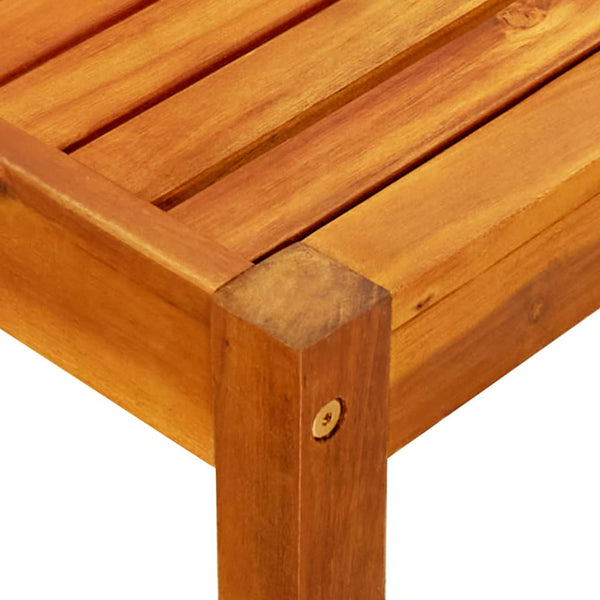 Gartentisch 85x57x29 cm Massivholz Akazie