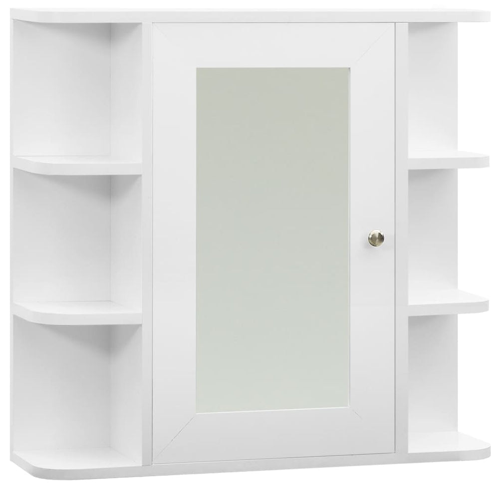 Bad Spiegelschrank Weiß 66x63 cm