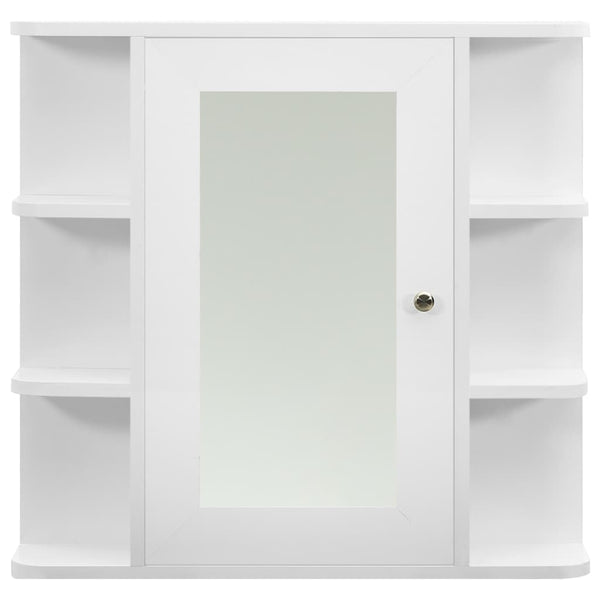 Bad Spiegelschrank Weiß 66x63 cm