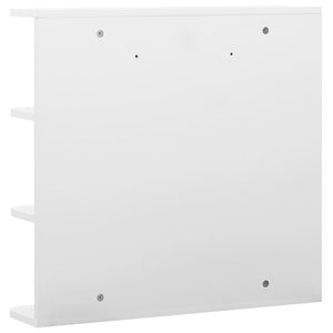 Bad Spiegelschrank Weiß 66x63 cm