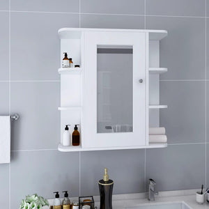 Bad Spiegelschrank Weiß 66x63 cm