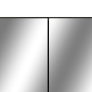LED Spiegelschrank Schwarz 80x60 cm