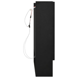LED Spiegelschrank Schwarz 80x60 cm