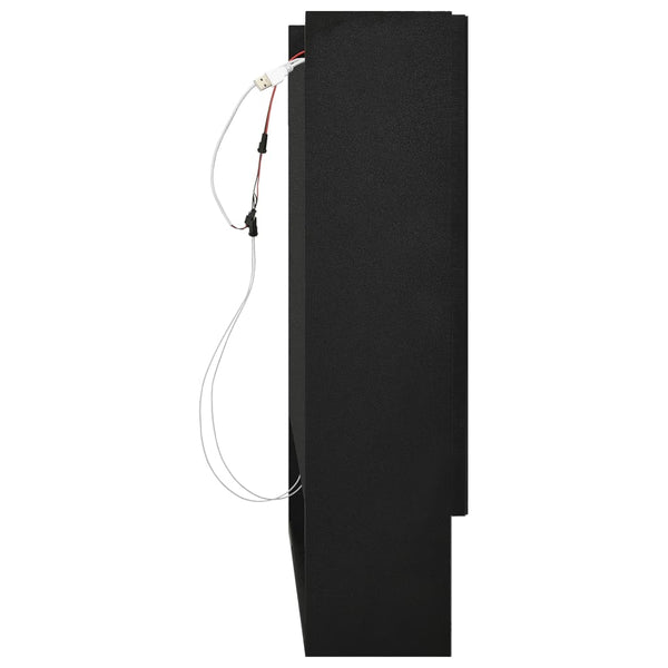 LED Spiegelschrank Schwarz 80x60 cm