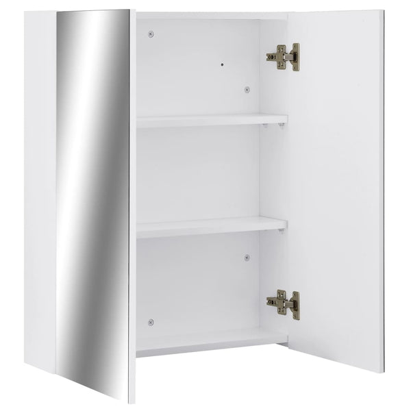 Bad Spiegelschrank Weiß 60 cm