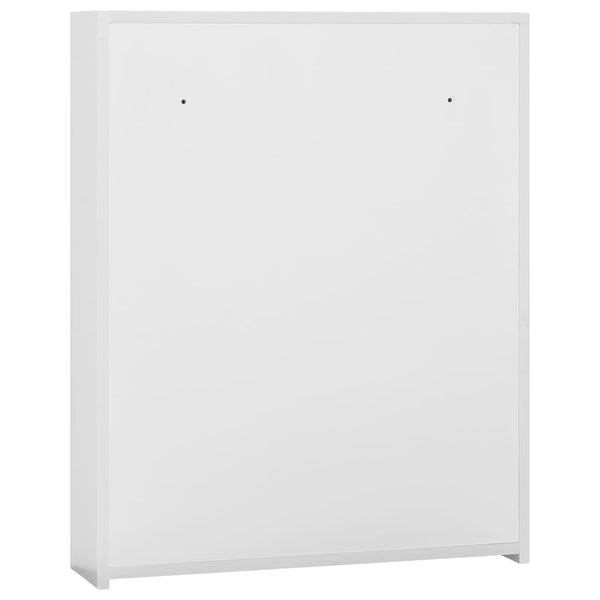 Bad Spiegelschrank Weiß 60 cm