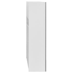 Bad Spiegelschrank Weiß 80 cm
