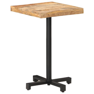 Quadratischer Bistrotisch 50x50 cm Mangoholz