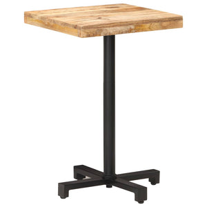 Quadratischer Bistrotisch 50x50 cm Mangoholz