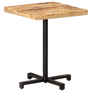 Quadratischer Bistrotisch aus Mangoholz, 60x60 cm
