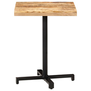 Quadratischer Bistrotisch aus Mangoholz, 60x60 cm