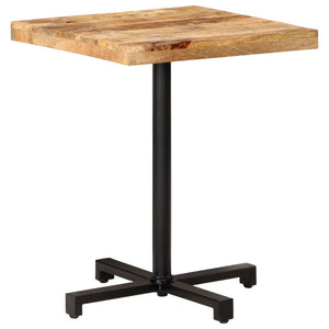Quadratischer Bistrotisch aus Mangoholz, 60x60 cm