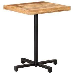 Quadratischer Bistrotisch aus Mangoholz, 60x60 cm