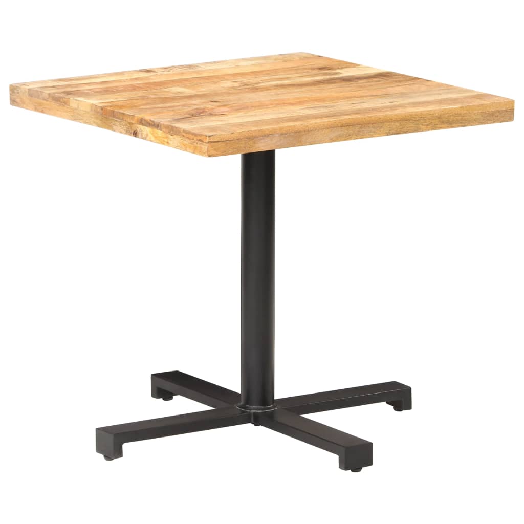 Quadratischer Bistrotisch, 80x80 cm, Mango