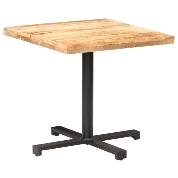 Quadratischer Bistrotisch, 80x80 cm, Mango
