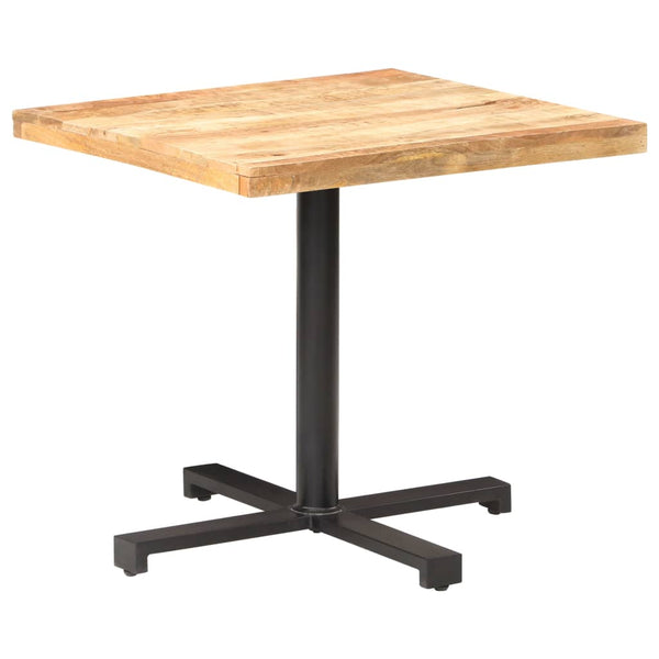 Quadratischer Bistrotisch, 80x80 cm, Mango