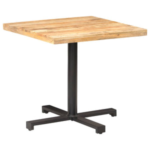 Quadratischer Bistrotisch, 80x80 cm, Mango