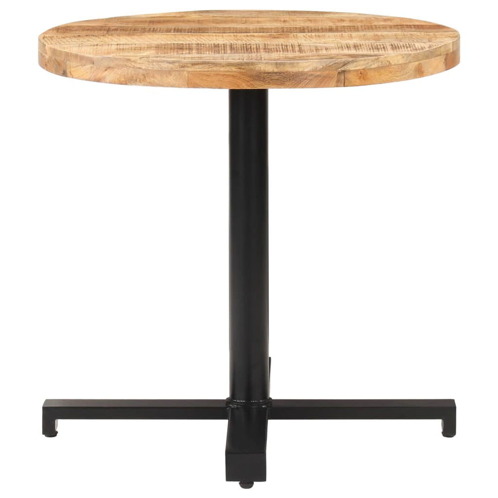 Runder Bistrotisch Ø80cm Mango Massivholz