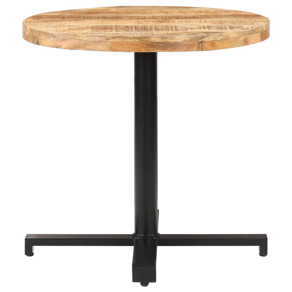 Runder Bistrotisch Ø80cm Mango Massivholz