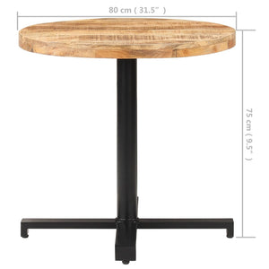 Runder Bistrotisch Ø80cm Mango Massivholz