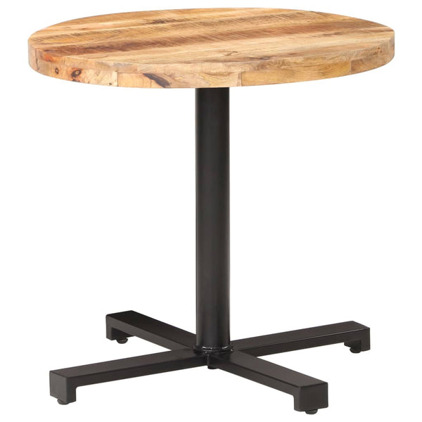 Runder Bistrotisch Ø80cm Mango Massivholz