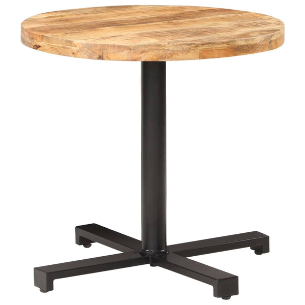 Runder Bistrotisch Ø80cm Mango Massivholz