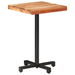 Quadratischer Bistrotisch Akazie 50x50 cm