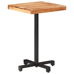 Quadratischer Bistrotisch Akazie 50x50 cm