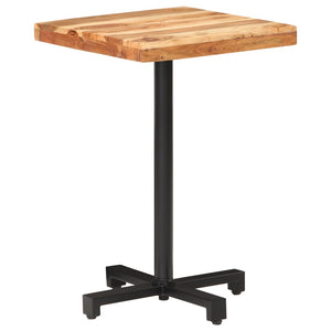 Quadratischer Bistrotisch Akazie 50x50 cm