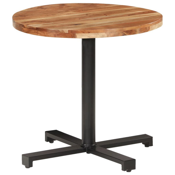 Bistrotisch Akazie Massivholz Ø80 cm