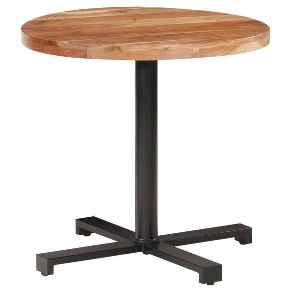Bistrotisch Akazie Massivholz Ø80 cm