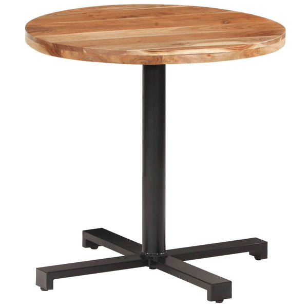 Bistrotisch Akazie Massivholz Ø80 cm