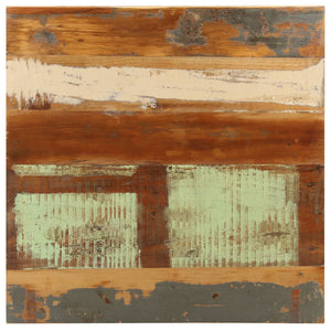 Quadratischer Bistrotisch Altholz 50x50 cm