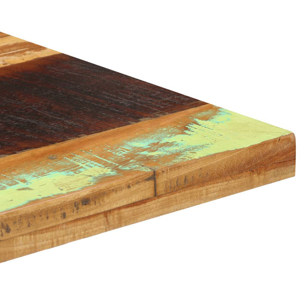 Quadratischer Bistrotisch Altholz 50x50 cm