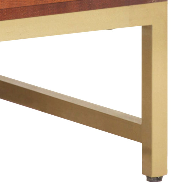 Couchtisch Akazie Massivholz 67x67 Honigbraun