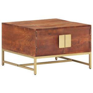 Couchtisch Akazie Massivholz 67x67 Honigbraun