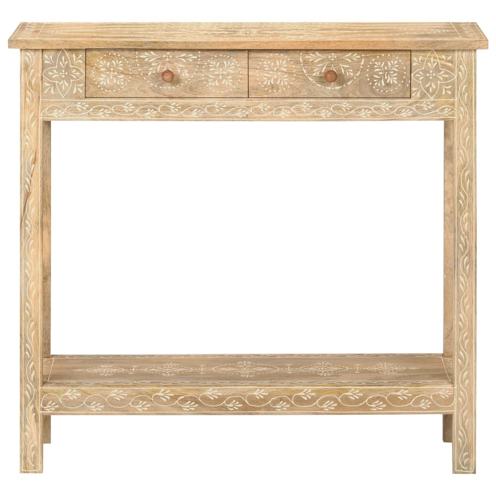 Konsolentisch Mango Massivholz 80 cm