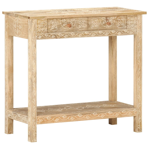 vidaXL Console 80x35x74 cm Bois de manguier massif
