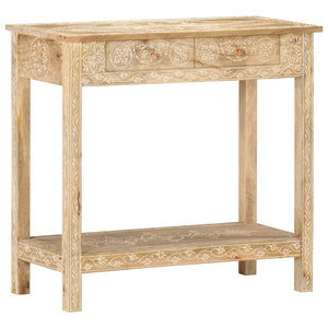 vidaXL Console 80x35x74 cm Bois de manguier massif