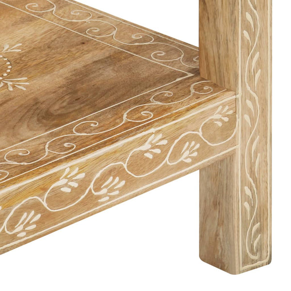 vidaXL Console 80x35x74 cm Bois de manguier massif