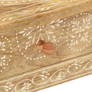 vidaXL Console 80x35x74 cm Bois de manguier massif