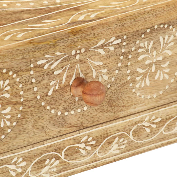 vidaXL Console 80x35x74 cm Bois de manguier massif