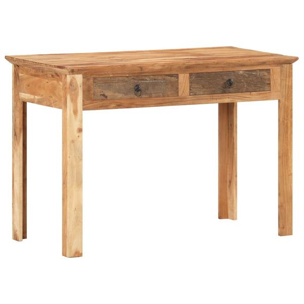 Schreibtisch aus recyceltem Massivholz 110x50 cm