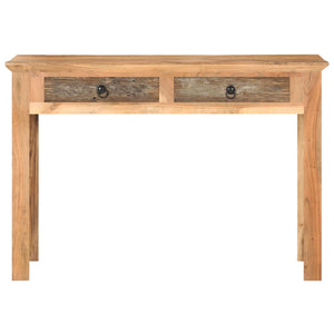 Schreibtisch aus recyceltem Massivholz 110x50 cm