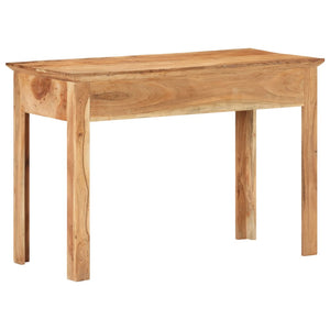 Schreibtisch aus recyceltem Massivholz 110x50 cm