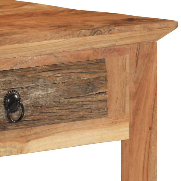 Schreibtisch aus recyceltem Massivholz 110x50 cm