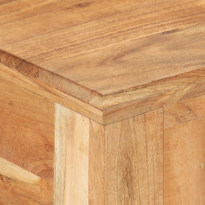 Schreibtisch aus recyceltem Massivholz 110x50 cm