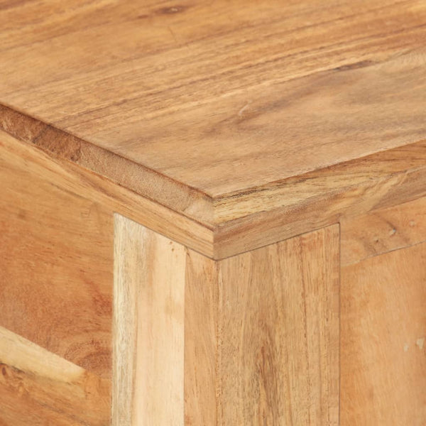 Schreibtisch aus recyceltem Massivholz 110x50 cm